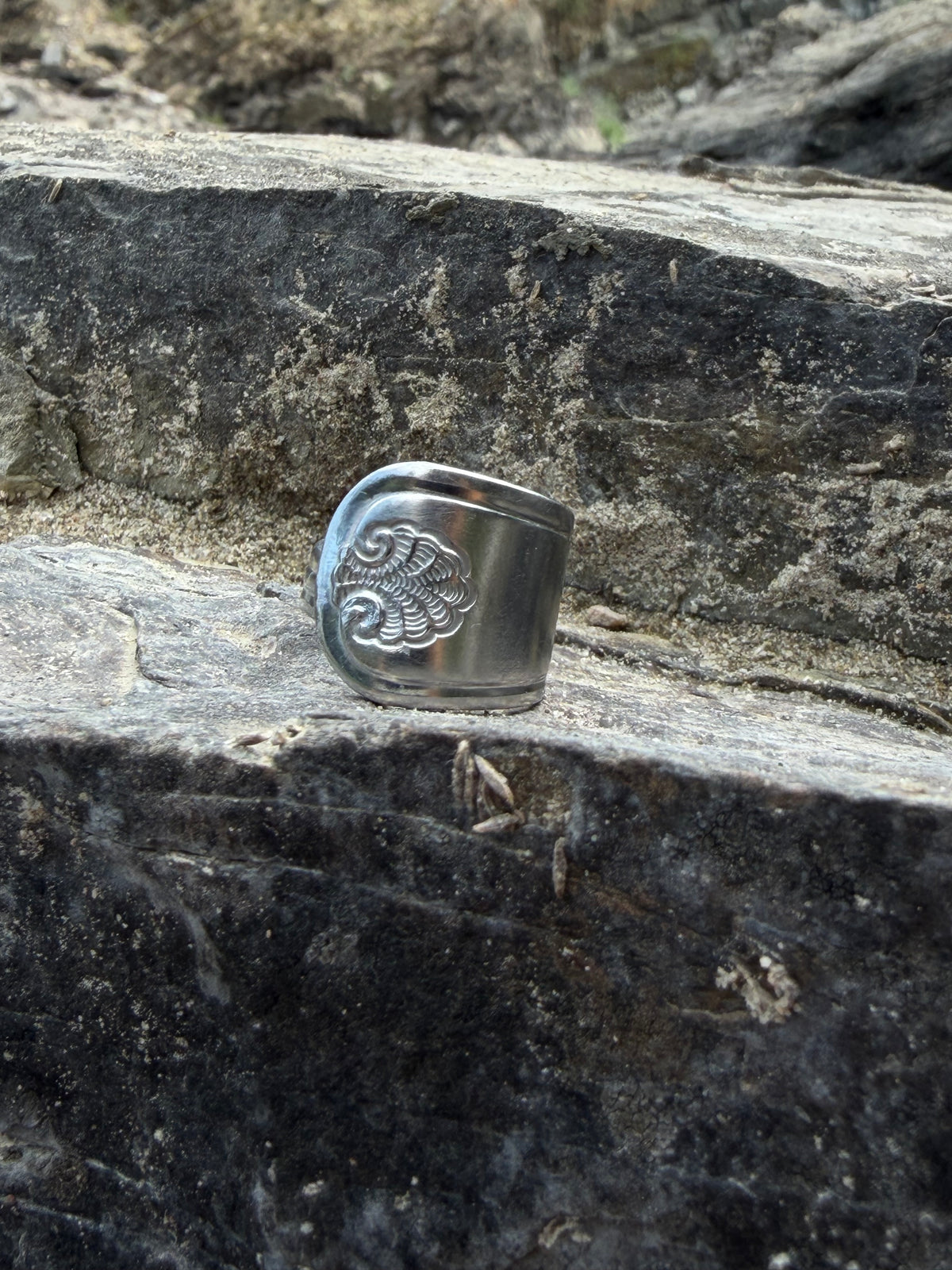 Sea Shell Spoon Ring Size 7
